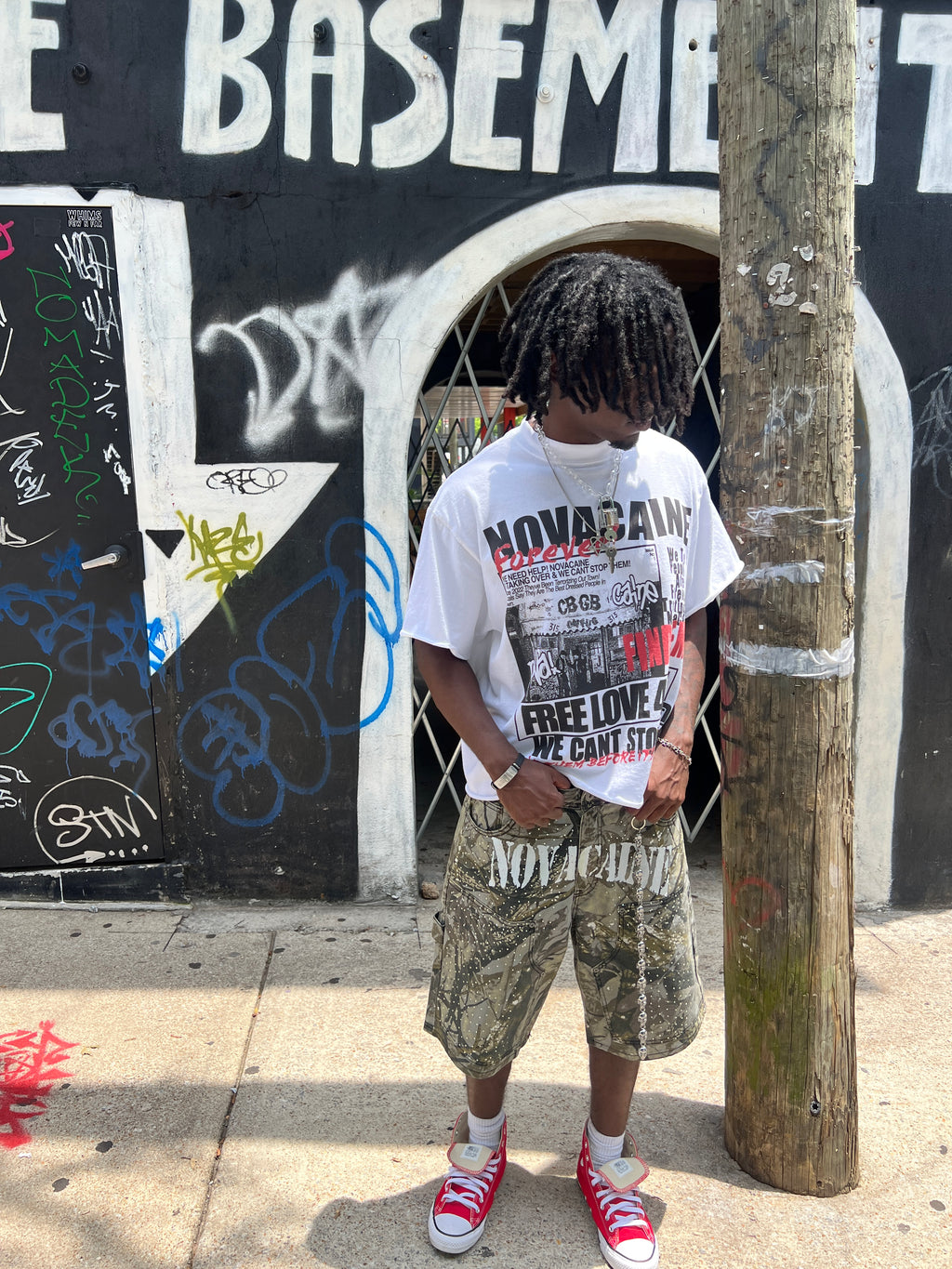 Novacaine Free Love 4ALL Tee (White)