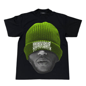 Novacaine black/green skully shirt