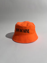 Load image into Gallery viewer, Novacaine orange logo bucket hat
