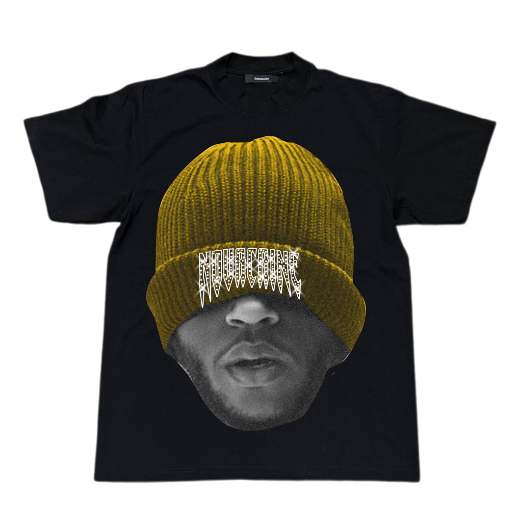 Novacaine black/gold skully T-shirt