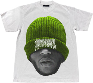 Novacaine white/green skully T-shirt