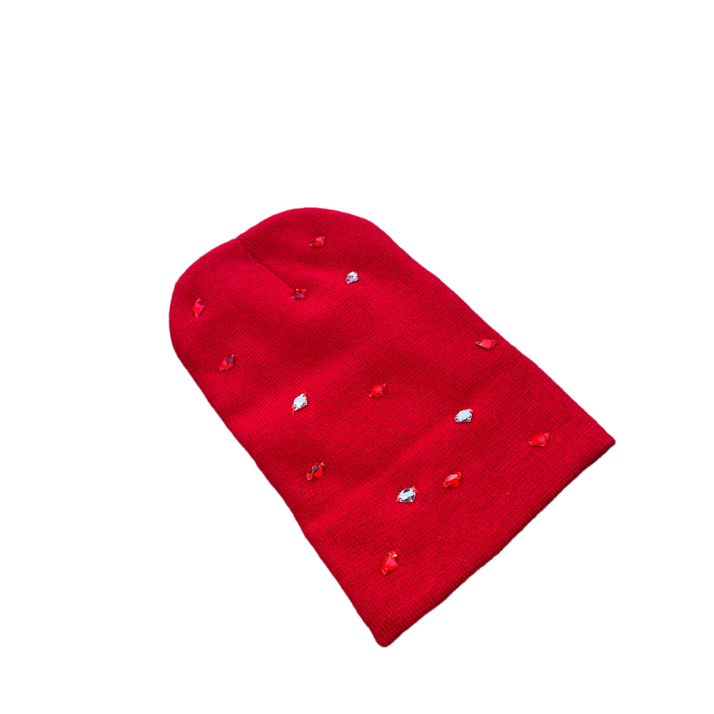 Red diamond tear’s skully