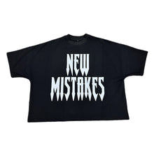 Load image into Gallery viewer, New mistakes black tee
