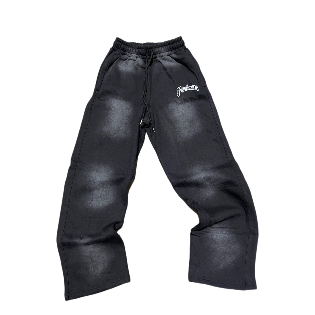 Novacaine Black sun dried sweatpants