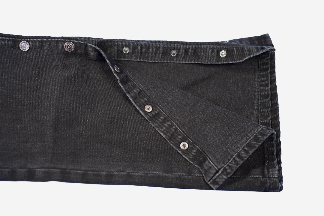 NOVACAINE Stone Black SNAP DENIM